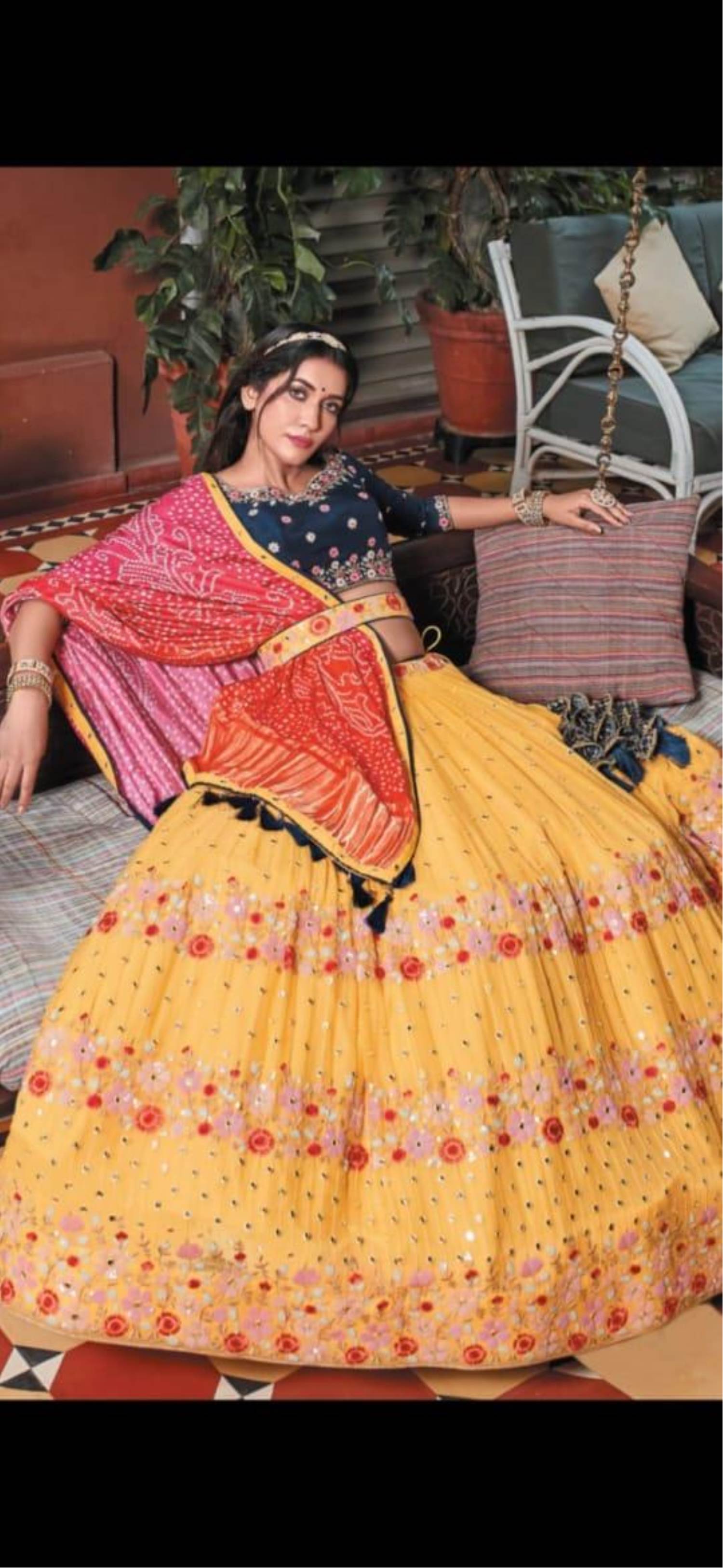 Womens Fashion - Lehenga Choli - Chaniya Cholis :: ANERI BOUTIQUE